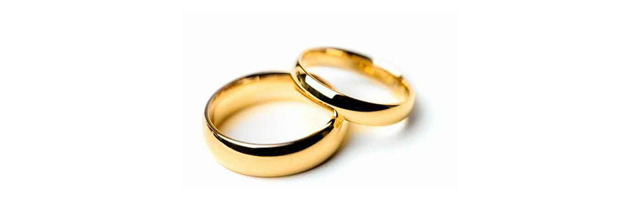 Comprar anillos de boda oro 18kt online precios baratos, comprar alianzas de boda de oro 18kt para mujer en Mallorca