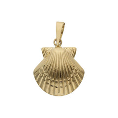 Colgante de oro 18k Concha de mar 15mm para mujer