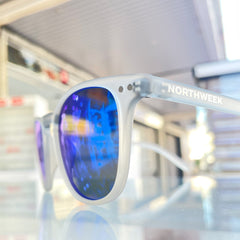 Gafas de Sol Northweek Wall gris cristal Azul espejo polarizadas para mujer