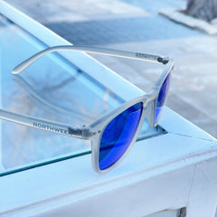 Gafas de Sol Northweek Wall gris cristal Azul espejo polarizadas para mujer