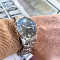 Reloj Nowley hot acero esfera negra para hombre