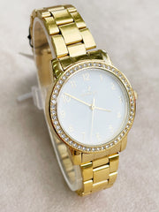 Reloj NOWLEY CHIC dorado esfera blanca dorado para mujer