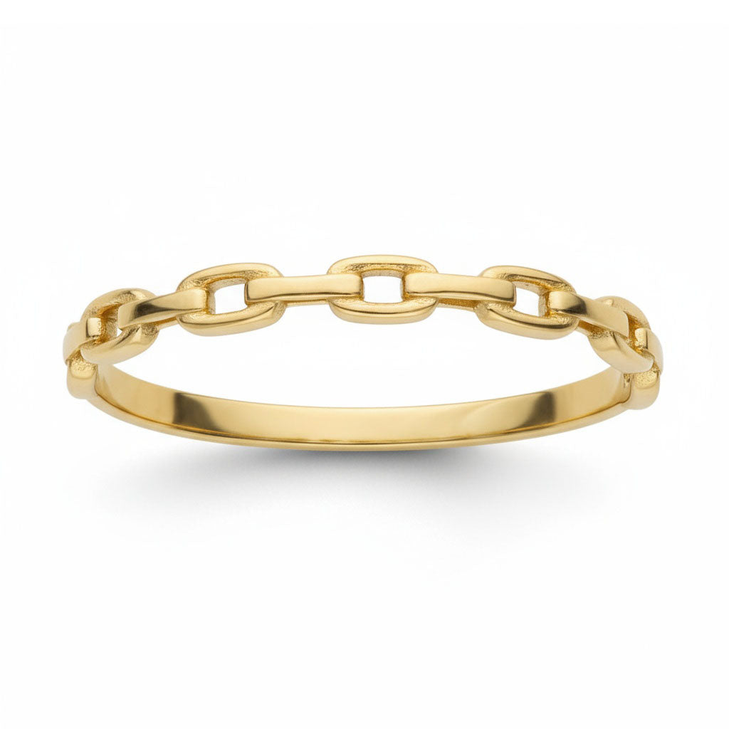 Comprar anillo de oro eslabones para mujer online precios baratos, comprar anillo de oro eslabones para mujer en Mallorca. Compra online anillo de oro eslabones para mujer al mejor precio