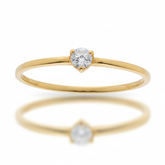 Comprar anillo de compromiso de oro circonita solitario para mujer online precios baratos, Comprar anillo de compromiso de oro circonita solitario para mujer en Mallorca. Compra anillo de compromiso de oro circonita solitario para mujer al mejor precio