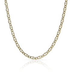 Cadena de oro 18k hueca tipo Ancla 3mm para hombre