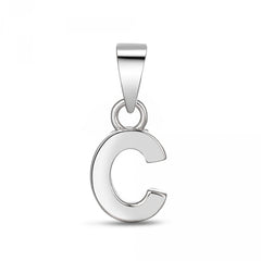 Colgante de plata Inicial nombre para mujer