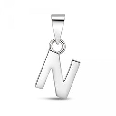 Colgante de plata Inicial nombre para mujer