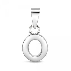 Colgante de plata Inicial nombre para mujer