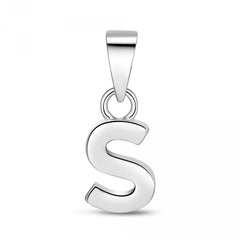 Colgante de plata Inicial nombre para mujer