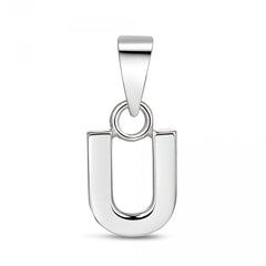 Colgante de plata Inicial nombre para mujer