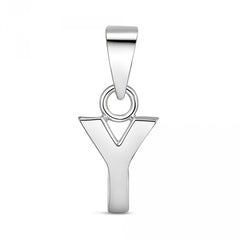 Colgante de plata Inicial nombre para mujer