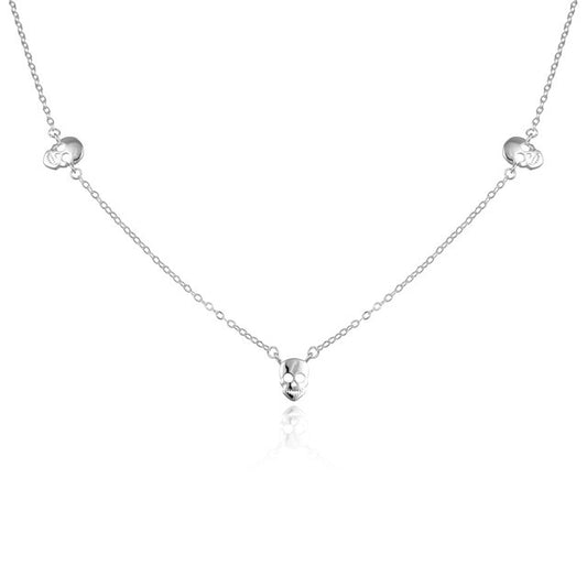 Comprar gargantilla de plata calaveras para mujer online precios baratos, comprar gargantilla de plata calaveras para mujer en Mallorca. Compra online gargantilla de plata calaveras para mujer al mejor precio.