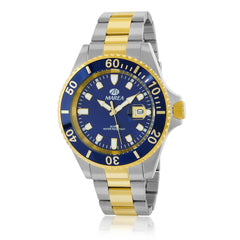 Reloj Marea acero esfera azul marino tipo submariner para hombre