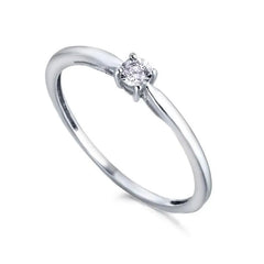 Comprar anillo de compromiso oro blanco con diamante para mujer online precios baratos, comprar anillo solitario de compromiso oro blanco con diamante para mujer en Mallorca. Compra online anillo de compromiso oro blanco con diamante para mujer al mejor precio