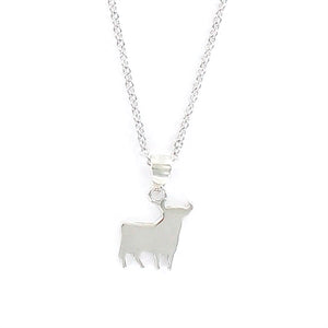 Gargantilla de plata rodiada con TORO DE OSBORNE - Joyeria Zeller
