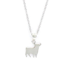 Gargantilla de plata rodiada con TORO DE OSBORNE - Joyeria Zeller