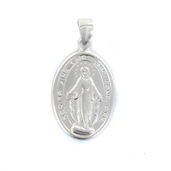 Colgante de plata Virgen de la Milagrosa - Joyeria Zeller