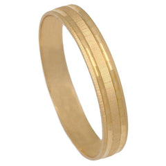 ALIANZA ORO 18KL MATE-BRILLO DE 3,50MM - Joyeria Zeller