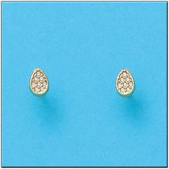 PENDIENTES EN ORO DE 18KL GOTA - Joyeria Zeller