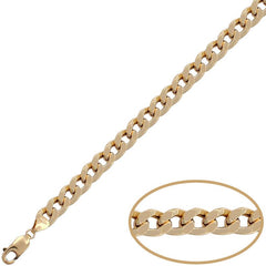 Comprar pulsera de oro eslabon cubano online precios baratos, comprar pulsera de oro barbada en Mallorca