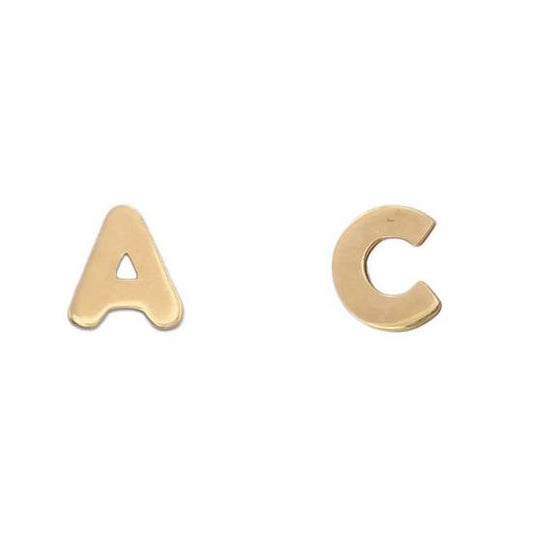 PENDIENTES INICIALES ORO 18KL - Joyeria Zeller