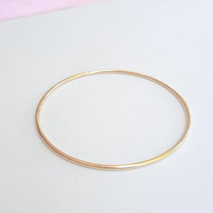 Pulsera Aros Mallorquines LISO de Oro 18k adulto