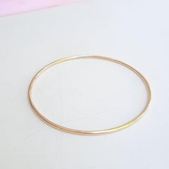 Pulsera Aros Mallorquines LISO de Oro 18k adulto