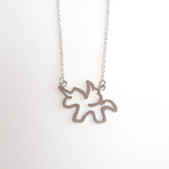 Collar de plata colgante unicornio para niña