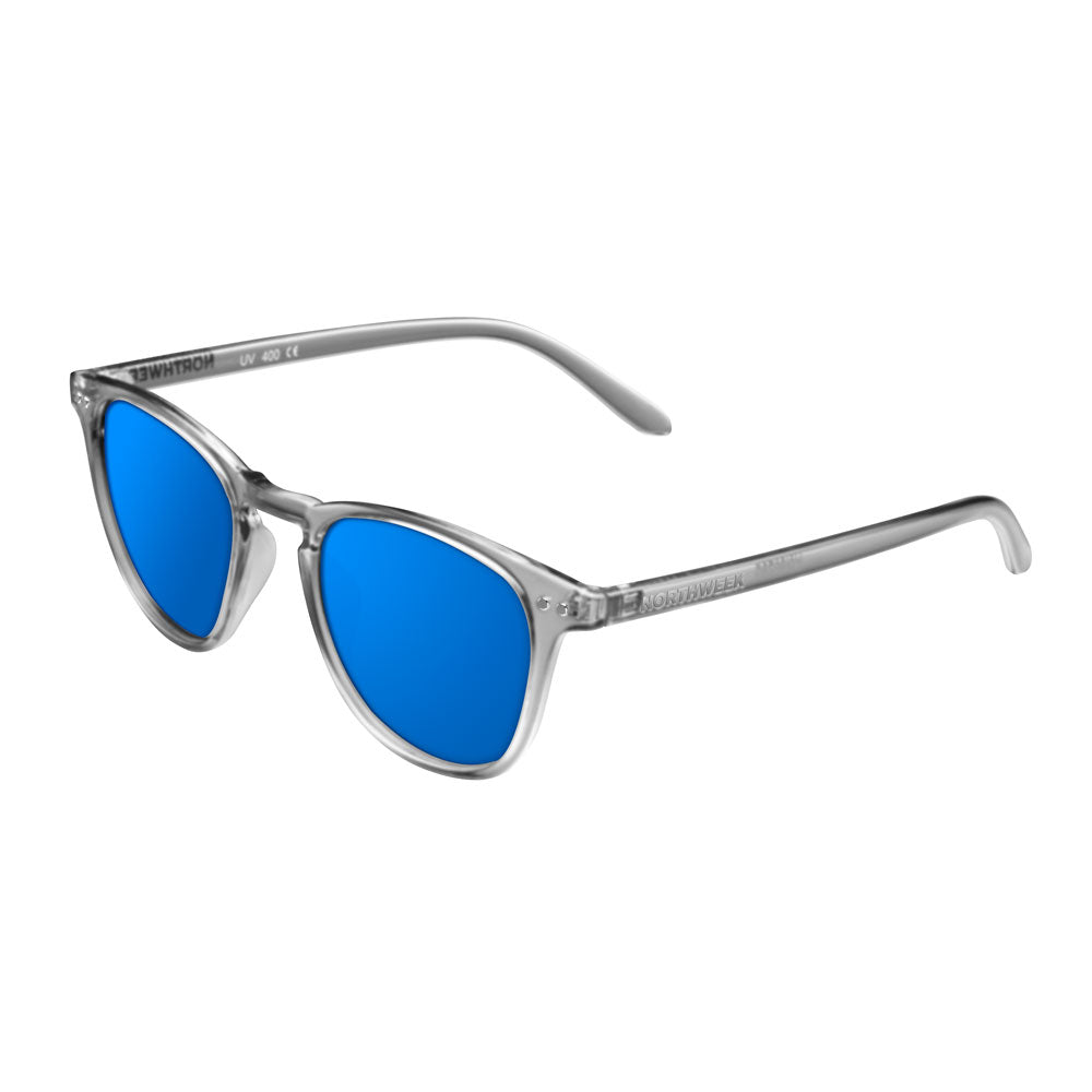 ▷ Gafas de Sol Northweek Wall gris cristal azul espejo para mujer