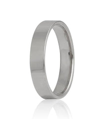 ALIANZA ORO BLANCO DE 18KL - 4MM