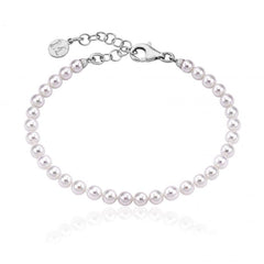 Pulsera de plata MAJORICA Ballet perla blanca de 4mm para mujer