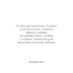 Collar Victoria Cruz de plata ESCORPIO con cristal azul para mujer