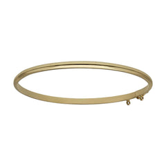 Pulsera rígida de oro 18K de 3mm grosor LISO para Mujer