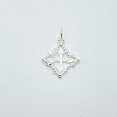 Colgante de plata Cruz mallorquina o Cruz Calatrava