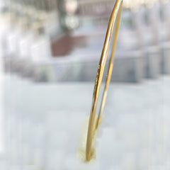 Pulsera de Oro 18k Aros Mallorquines LISO para Mujer