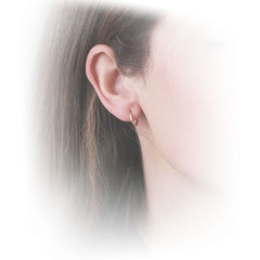 Pendientes bebe o niña oro 18k aro infantil