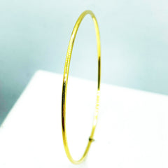 Pulsera de Oro 18k Aros Mallorquines LISO para Mujer