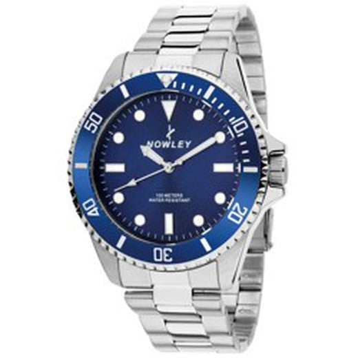 Reloj NOWLEY Navy sumergible analógico Acero esfera azul para hombre