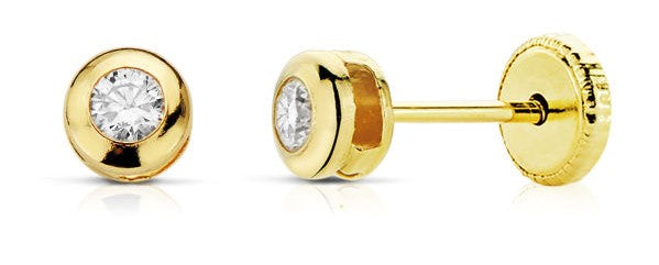Como elegir correctamente los pendientes de oro para bebé