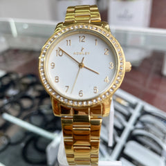 Reloj NOWLEY CHIC dorado esfera blanca dorado para mujer