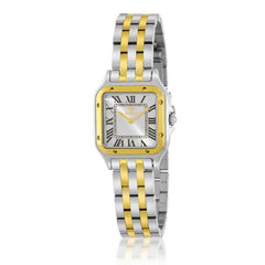 Reloj Marea cuadrado acero bicolor tipo cartier para mujer