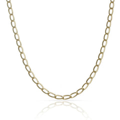 Cadena de oro 18k para hombre Tipo Bilbao - 3mm