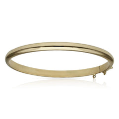 Pulsera de Oro 18k rígida LISA 5mm caña para mujer