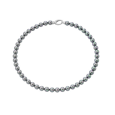 Majorica Orecchini Lyra A Perno Con Perla Bianca 8mm – Argento Rodiato – Gioielli Donna Eleganti E Senza Tempo