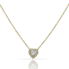 Comprar Gargantilla de oro corazon con circonitas para mujer online precios baratos, comprar Gargantilla de oro corazon con circonitas para mujer en Mallorca. Compra online Gargantilla de oro corazon con circonitas para mujer al mejor precio