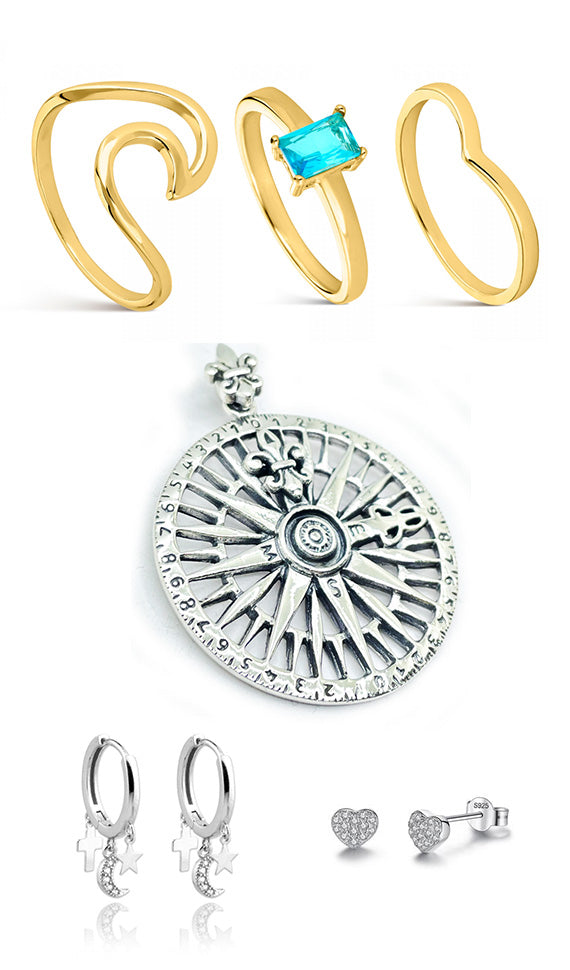 Últimas tendencias en anillos, pendientes, pulseras y collares