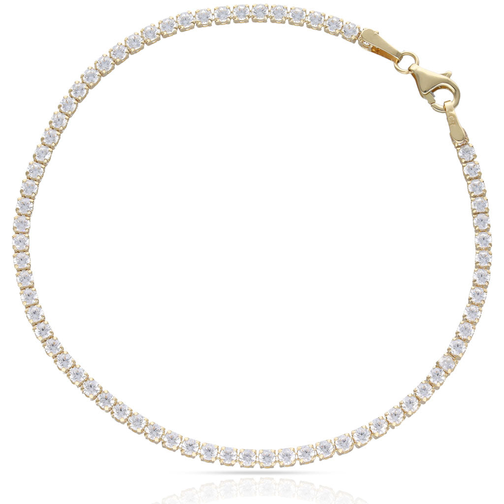 Comprar pulsera de oro con circonitas para mujer online precios baratos, comprar pulsera de oro con circonitas para mujer en Mallorca. Compra online pulsera de oro con circonitas para mujer al mejor precio