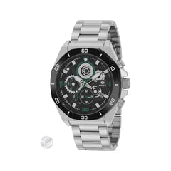 Reloj Marea acero esfera negra-verde para hombre