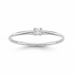 Comprar anillo de compromiso de oro blanco solitario con diamante 2mm para mujer online precios baratos, comprar anillo de compromiso de oro blanco solitario con diamante 2mm para mujer en Mallorca. Compra online anillo de compromiso de oro blanco solitario con diamante 2mm para mujer al mejor precio