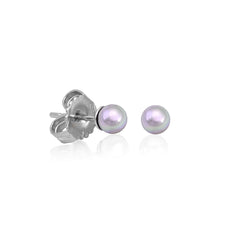 Pendientes MAJORICA Plata perla Nuage 4mm